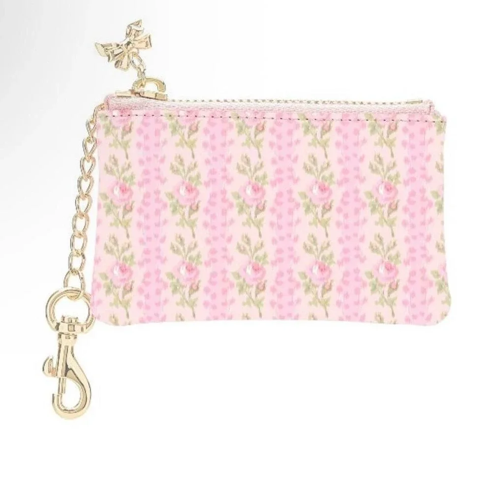 LoveShackFancy x casemate keychain wallet strawberry macaroon new pink